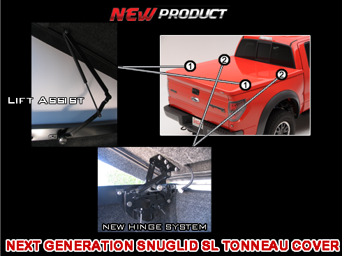 Next generation of Snuglid SL tonneau cover